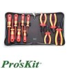 Zestaw narzędzi izolowanych wkrętaki i szczypce 1kV VDE PK2802 Proskit