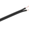 Kabel 2x RCA czarny HQ KAB0200-1 do sygnałów audio i wideo na metry