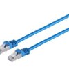 kabel LAN MicroConnect SFTP70025B, 1 szt., RJ45, 0.25 m, niebieski