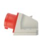 Wtyczka Odbiornikowa 16A 5P 400V Czerwona Ip44 515-6