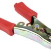 Zacisk krokodylkowy 40A izolowany 13mm Czerwony Mueller Electric