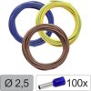 Quadrios 25CW124 Wire LiFY 2.5 mm² Blue Brown Yellow-green Set