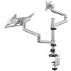 My Wall HL52L Monitor Desk Mount Silver Height-Adjustable 17"-32"