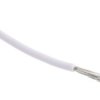 Przewód montażowy 0,6mm² Biały RS PRO PVC 20 AWG 250 V dł. 100m 19/0,2 mm +105°C NFC 32070/C1, NFC 93521