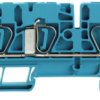 Through terminal block, spring balancer connection, 0.5-6.0 mm², 3 pole, 32 A, 8 kV, blue, 7904190000
