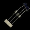 Dioda Zenera ZD10 stabilizacyjna krzemowa 10 V, 90 mA.