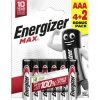 Energizer E303328200 Max AAA battery alkali-manganese 1.5V 6pcs