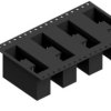 Pin header, 10 pole, pitch 2.54 mm, angled, black, SL11SMD10410ZBTR