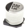 Aluminiowy kondensator elektrolityczny 330μF 35V dc SMD Panasonic 10 (Dia.) x 10.2mm
