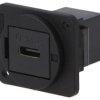 Łącznik USB C - USB C FT plastik 19x24mm CP30201X