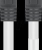 55124 Patch cable Cat. 8.1 S/FTP, 1m, white