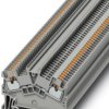 Through terminal block, push-in connection, 0.14-1.5 mm², 1 pole, 17.5 A, 6 kV, gray, 3214547