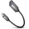 AXAGON RUCM-AFAC USB-C Adapter 1 USB 3.2 Gen1 port 0.20 m black plastic