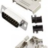 MH Connectors MHD45ZK15-DB15P-K Zestaw listew męskich D-Sub 45 ° Ilość styków: 15 kielich lutowniczy 1 szt.