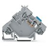 WAGO 280-592 5mm 2-conductor Actuator Supply Terminal Block Grey AWG 28-14