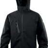 Kurtka z poliestru i elastanu, wodoodporna i oddychająca, 2 warstwy laminowane, kolor Czarny, rozmiar: L, TATR2NOGT