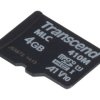 MicroSD, MicroSDHC MLC, Transcend A1, U1 USD410M 85 °C -25 °C