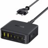 Ładowarka Sieciowa Baseus EnerFill FH21 120W 4xUSB-C + 2xUSB-A Stacja Ładująca, Czarna