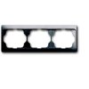 Busch-Jaeger 3 x Ramka Ramka platynowy 2CKA001754A4376 1 szt.