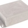 Aluminum die cast enclosure, (L x W x H) 119 x 94 x 42 mm, natural, IP54, 1590BBSFL