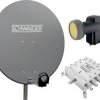 Schwaiger SPI9961SET5 Antena satelitarna bez odbiornika Ilość uczestników: 8 80 cm