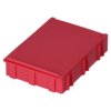 Skrzynka z przegródkami l. przedziałów: 1 szerokość: 63mm wysokość: 21mm głębokość: 85.3mm SB Czerwony