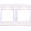 Simon 54 Nature Ramka Podwójna Szkło Biała Perła Drn2/70
