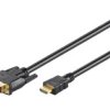 Hdmi-Dv020g.050 Kabel Hdmi 1.4 Dvi-D (18+1) Wtyk,Hdmi Wtyk 5M Czarny