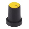 Yellow 6mm Splined Shaft Knob 18 x 14mm CLIFF K85