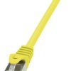 kabel LAN LogiLink CP1057S, 1 szt., RJ45, CAT 5e, F/UTP, 2.00 m, żółty