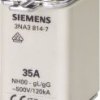 Bezpiecznik Siemens NH 500 V rozmiar 00, 50A