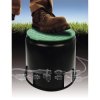 Heitronic 21035 Floor Socket Black/Green Plastic, Outdoor, 150 kg Load