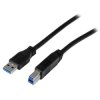 StarTech.com USB3CAB1M 1m (3ft) Certified SuperSpeed USB 3.0 A to B Cable - M/M