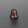 Adafruit Potentiometer Knob - Soft Touch T18 - Red
