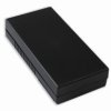 KM-103A Obudowa z tworzywa KM103A wymiary: 190x93x41mm - miejsce na 6 baterii R6 - czarna - ABS