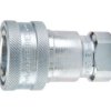Hydrauliczna szybkozłączka, seria: 60-Series Steel, rodzaj: Żeński, gwint: BSP 3/8 żeński, Stal, 3/8in
