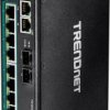 TRENDnet TI-PG102 10-portowy przełącznik na szynę DIN Przemysłowy gigabitowy PoE