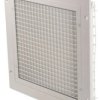 Kratka wentylacyjna, Biały, Aluminium, 300 x 300mm 32mm