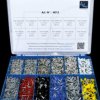 Assortment of mixed bootlace ferrules, 0.5 - 6.0 mm², 3650 piece