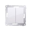 SIMON 54 Wyłącznik podwójny biały do wersji IP44 DW5B.01/11 KONTAKT SIMON