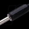 Jack plug, 6.3 mm mono with bend protection
