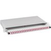 FO splice box, 24 x 50/125 OM3, 12 x LC duplex, (W x H x D) 483 x 44.5 x 244 mm, black, BA71902TS.24OM3