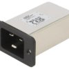 Złącze zasilające AC męskie 16A 250VAC C14 (E) 540uH FN9222R-16-06