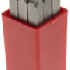 Zestaw wybijaków cyfr wysokość: 4mm 9-szt. 0 → 8 RS PRO