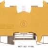 Disconnect/test-disconnect terminal block, screw connection, 0.5-1.5 mm², 10 A, 4 kV, dark beige, 1015900000