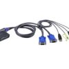 Aten Kabelkowy Przełącznik Kvm 2 Port Usb Vga Audio 0,9M