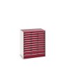 Szafa 10, kolor: Czerwony, materiał: Stal, 1200 mm x 750mm x 1050 mm, Bott