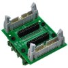CZH-LABS DIN Rail Mount IDC26 2x13Pin 0.1" Pitch(2.54mm) Header Diagnostic Test Breakout Board.