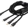 Kabel USB 2.0 1,5m czarny 100W 3,5A CB000004