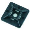 19x19mm Black Adhesive Cable Tie Base - Pack of 100